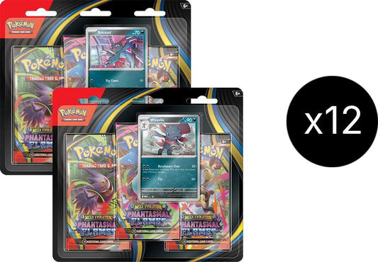 Phantasmal Flames 3-Pack Blister Case Pokémon card