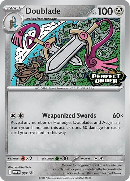 Doublade - 067 67 Promo Mega Evolution Promo Pokémon card