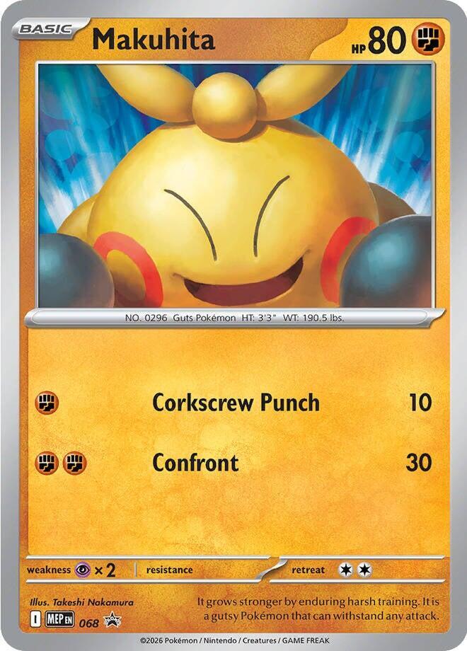 Makuhita - 068 68 Promo Mega Evolution Promo Pokémon card