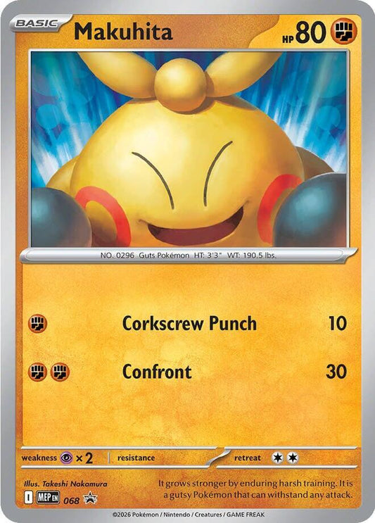Makuhita - 068 68 Promo Mega Evolution Promo Pokémon card