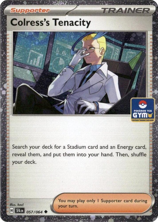 Colress's Tenacity (Gym Stamp Asia Exclusive) - 057/064 Uncommon Miscellaneous Cards & Products