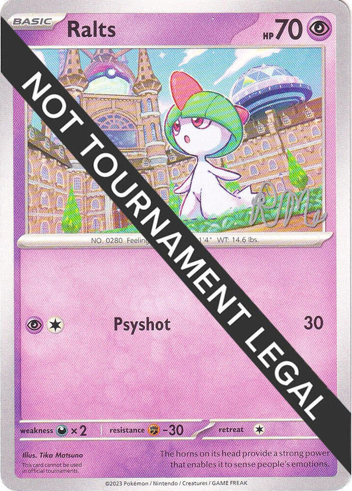 Ralts - 2025 (Riley McKay) World Championship Decks Pokémon card
