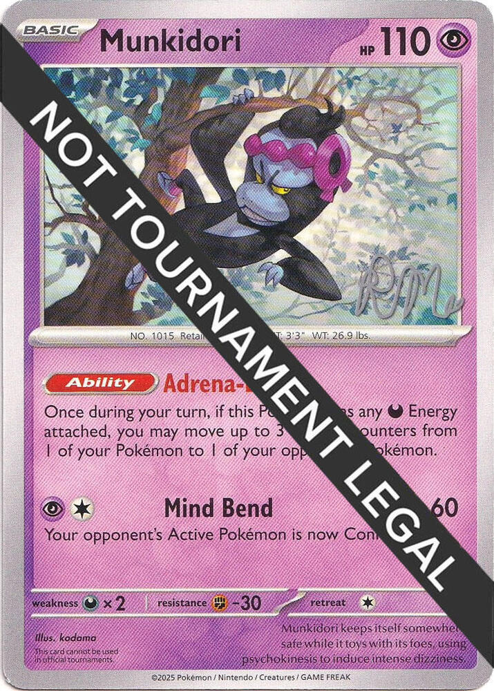 Munkidori - 2025 (Riley McKay) World Championship Decks Pokémon card