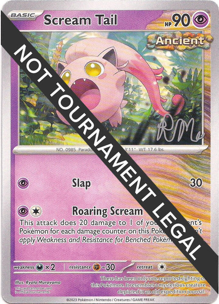 Scream Tail - 2025 (Riley McKay) World Championship Decks Pokémon card
