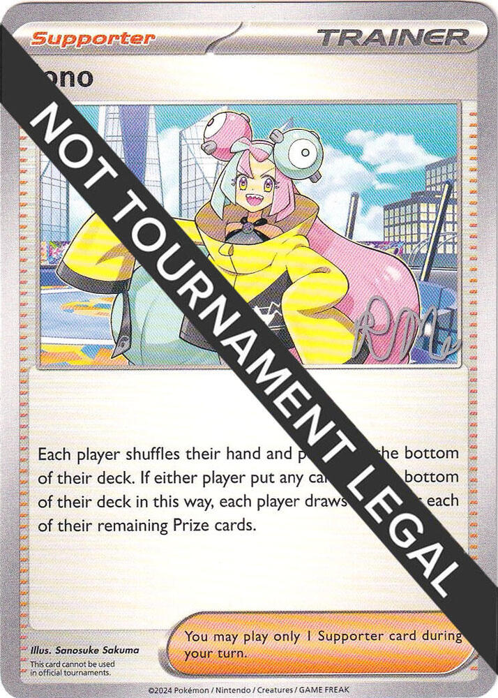 Iono - 2025 (Riley McKay) World Championship Decks Pokémon card