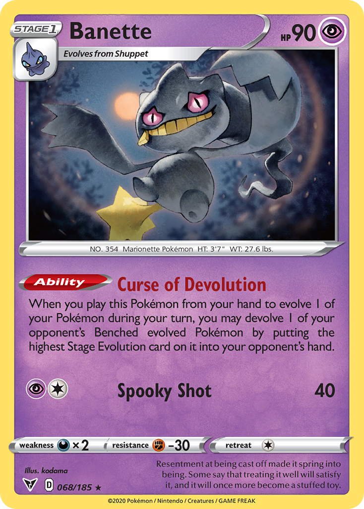 Banette 068/185 Rare Vivid Voltage