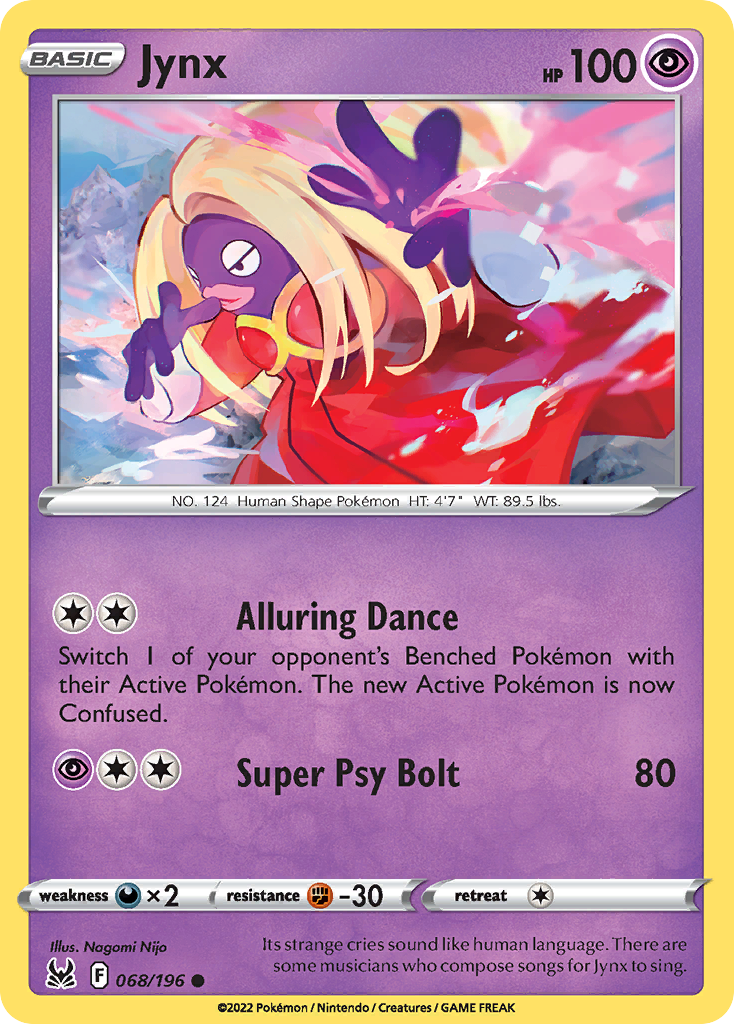 Jynx 068/196 Common Lost Origin