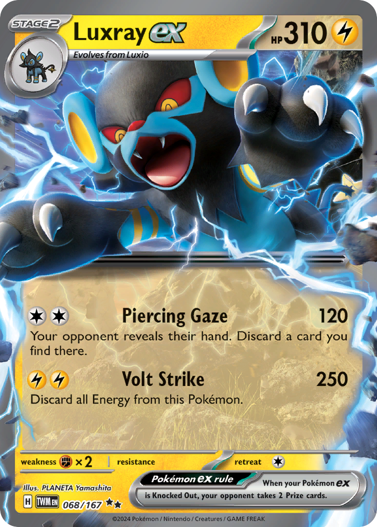 Luxray ex 068/167 Double Rare Twilight Masquerade