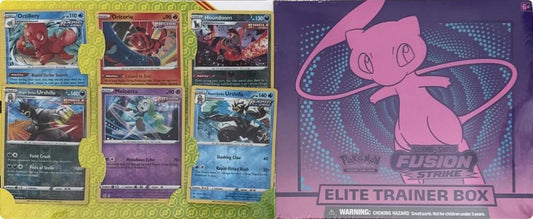 Fusion Strike Elite Trainer Box & 6 Bonus Cards (Sam's Club) Miscellaneous Cards & Products Pokémon card