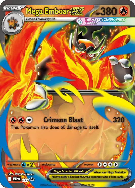 Mega Emboar ex 035 Promo Jumbo Cards Pokémon card
