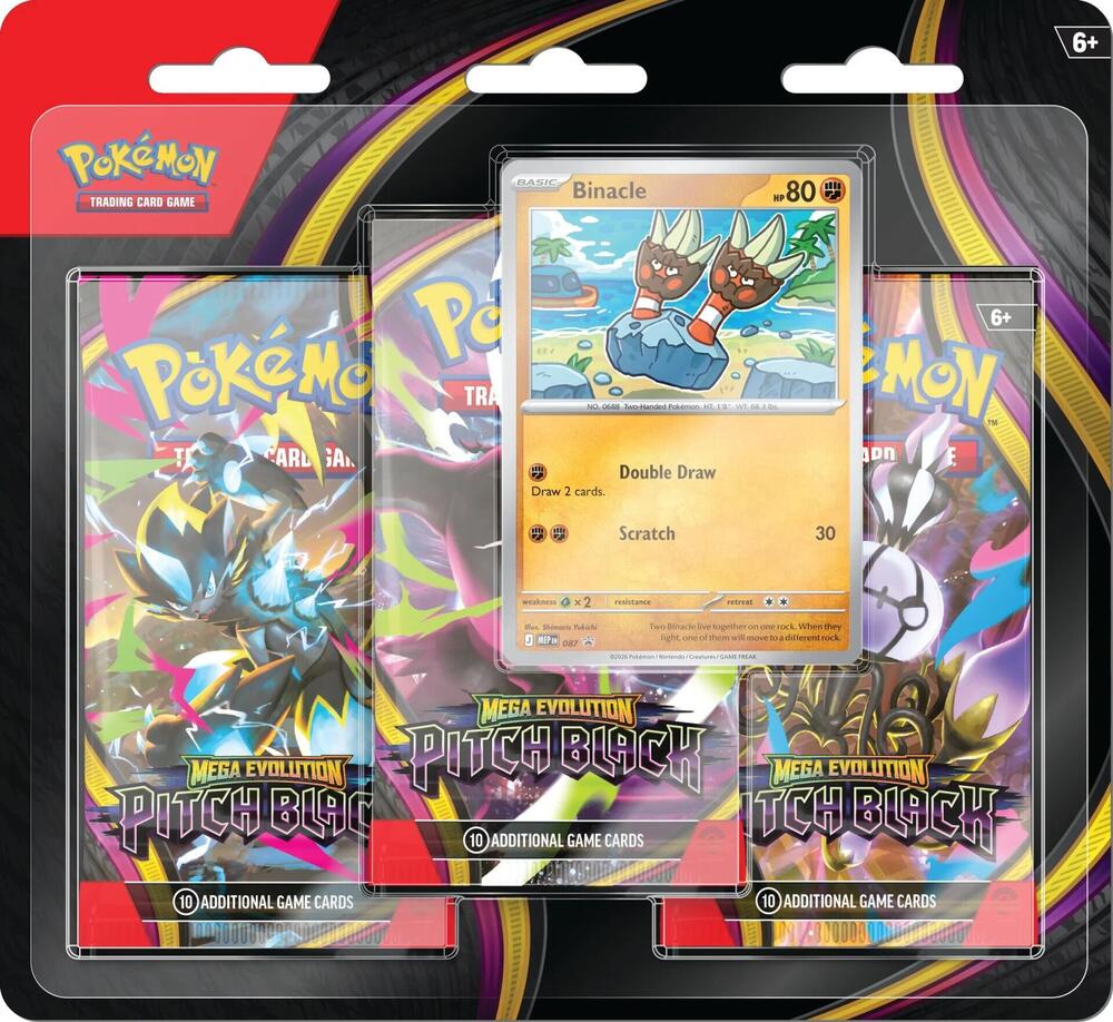 Pitch Black 3-Pack Blister [Binacle] Pokémon card