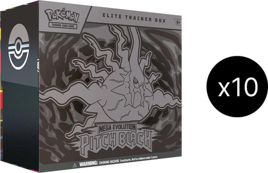 Pitch Black Elite Trainer Box Case Pokémon card