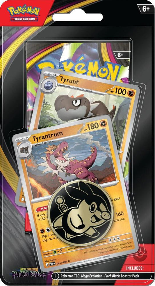 Pitch Black Premium Checklane Blister [Tyrunt, Tyrantrum] (Target Exclusive) Pokémon card