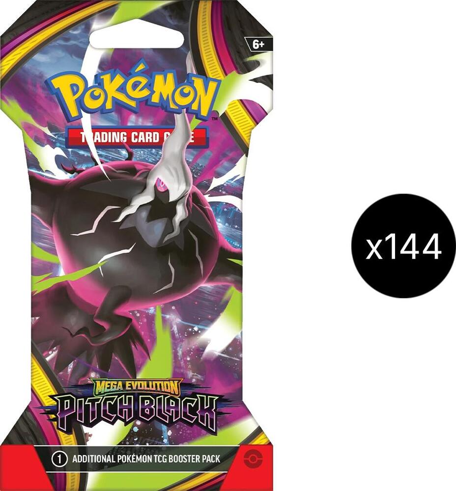 Pitch Black Sleeved Booster Case Pokémon card