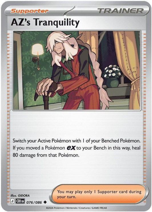 AZ's Tranquility - 076/086 076/086 Uncommon Chaos Rising Pokémon card