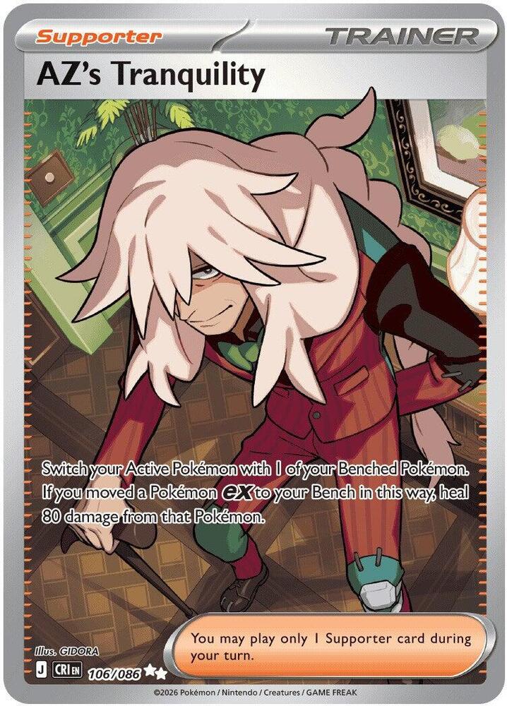 AZ's Tranquility - 106/086 106/086 Ultra Rare Chaos Rising Pokémon card