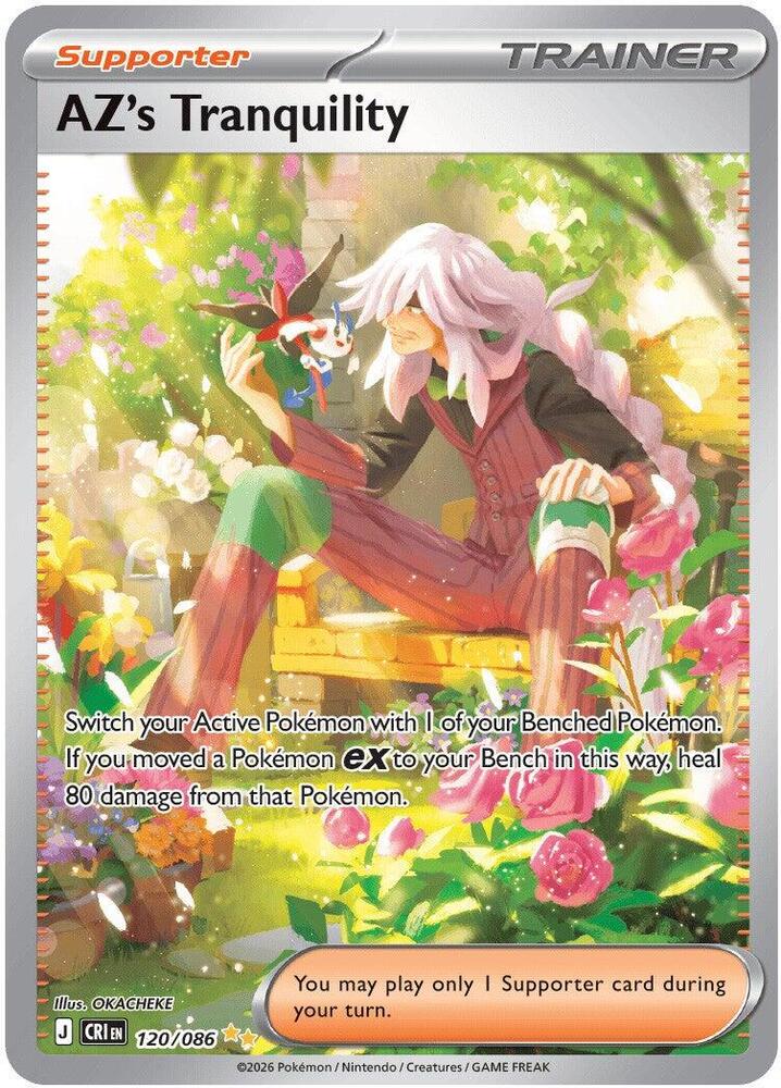 AZ's Tranquility - 120/086 120/086 Special Illustration Rare Chaos Rising Pokémon card
