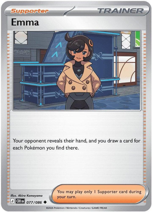Emma - 077/086 077/086 Uncommon Chaos Rising Pokémon card