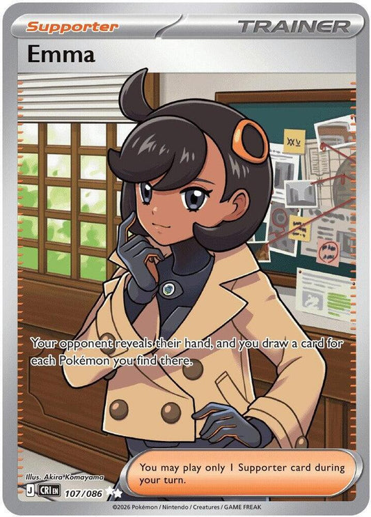 Emma - 107/086 107/086 Ultra Rare Chaos Rising Pokémon card