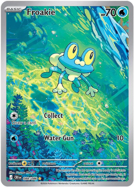 Froakie - 088/086 088/086 Illustration Rare Chaos Rising Pokémon card