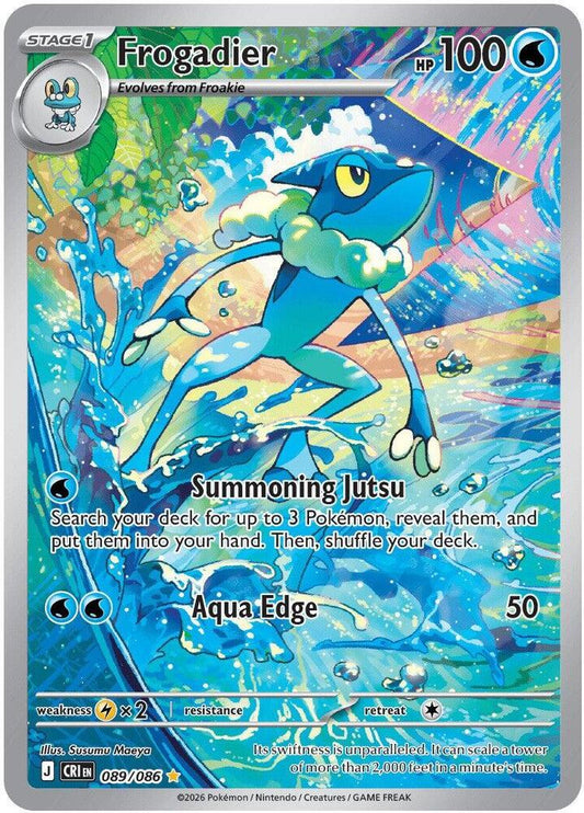 Frogadier - 089/086 089/086 Illustration Rare Chaos Rising Pokémon card