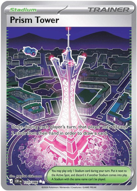 Prism Tower - 111/086 111/086 Ultra Rare Chaos Rising Pokémon card