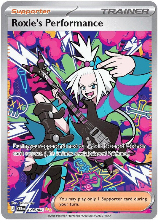 Roxie's Performance - 121/086 121/086 Special Illustration Rare Chaos Rising Pokémon card