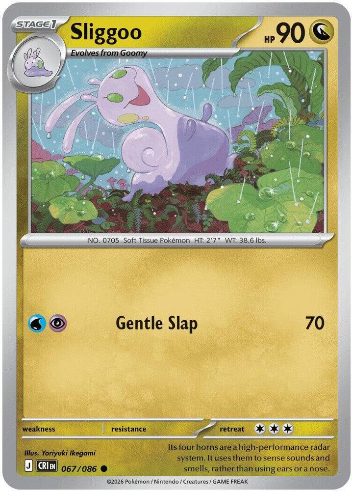 Sliggoo - 067/086 067/086 Common Chaos Rising Pokémon card