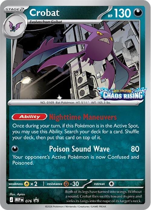 Crobat - 076 76 Promo Mega Evolution Promo Pokémon card