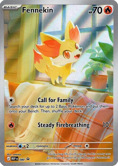 Fennekin - 080 80 Promo Mega Evolution Promo Pokémon card
