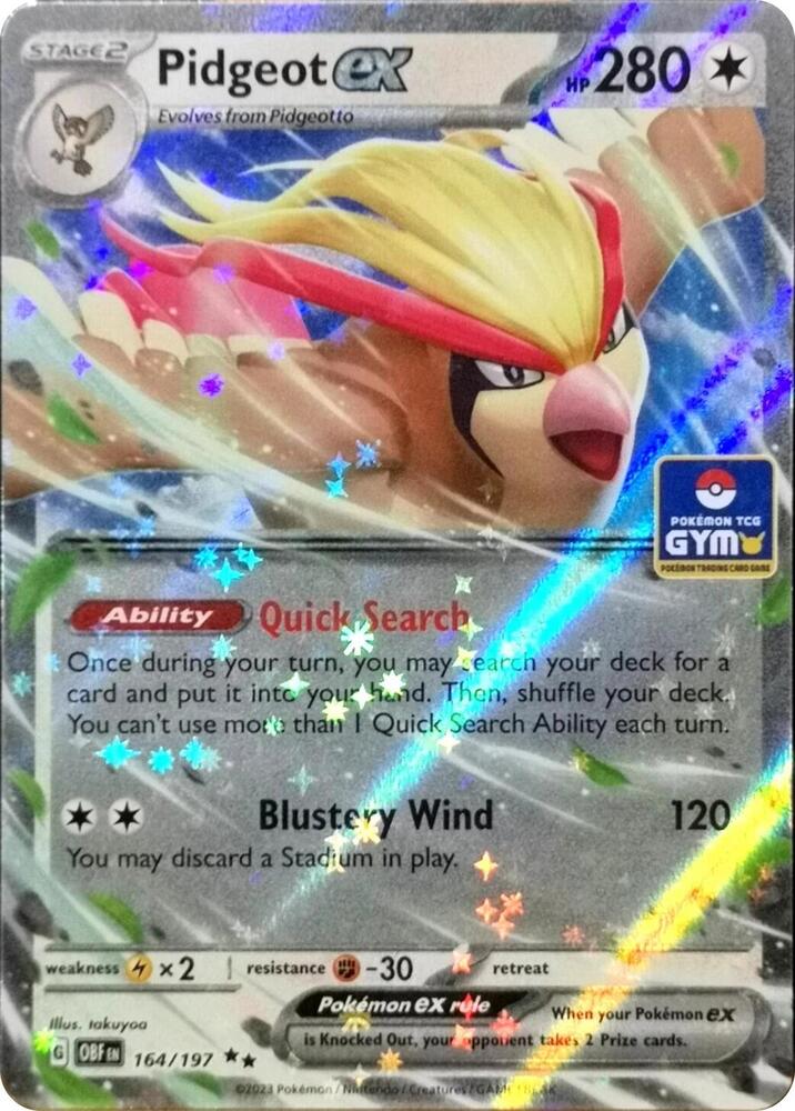 Pidgeot ex - 164/197 Double Rare Miscellaneous Cards & Products