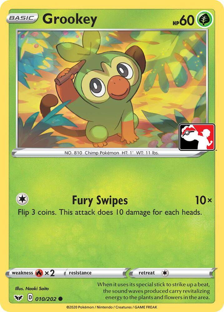 Grookey (Library Exclusive) - 011/202 Common Miscellaneous Cards & Products