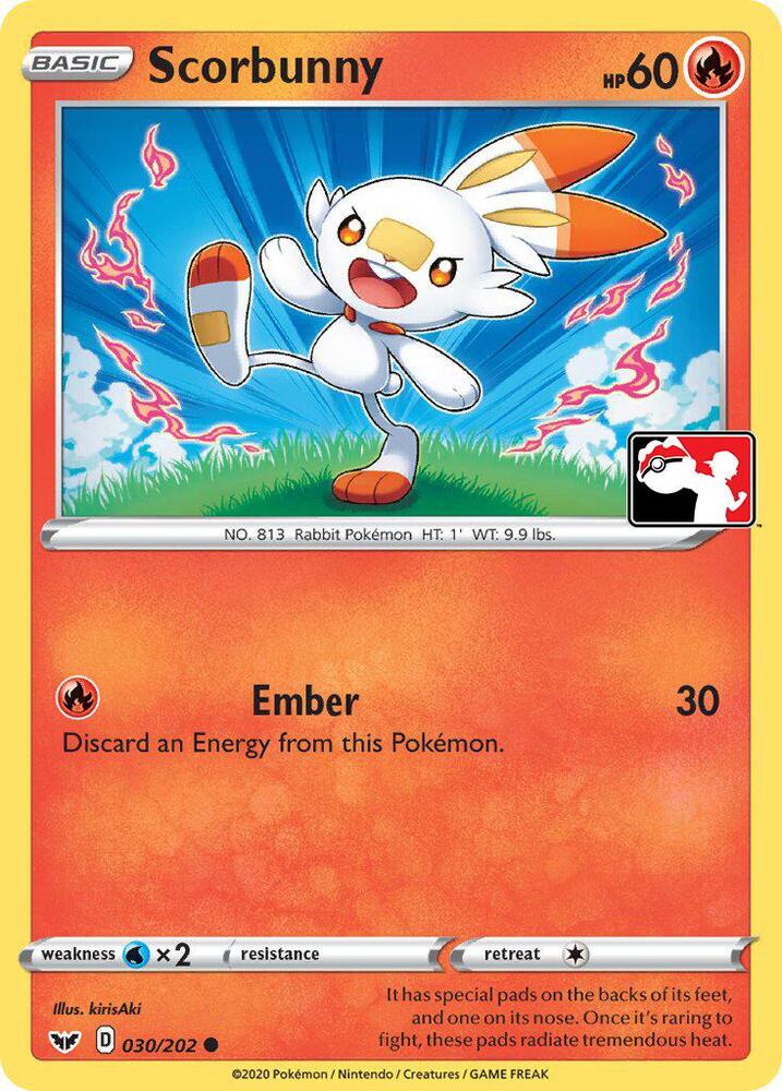 Scorbunny (Library Exclusive) - 031/202 Common Miscellaneous Cards & Products