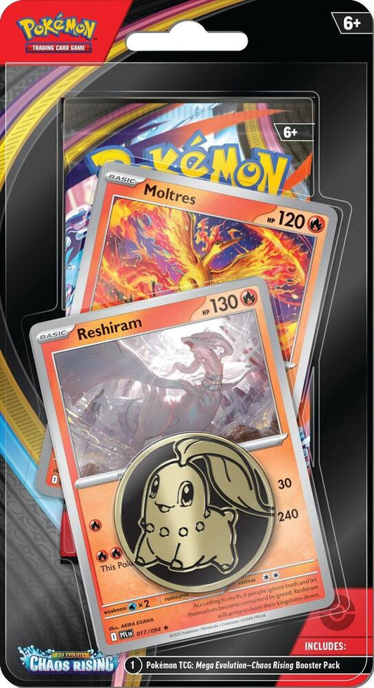 Chaos Rising Single Pack Blister [Reshiram/Moltres] Pokémon card