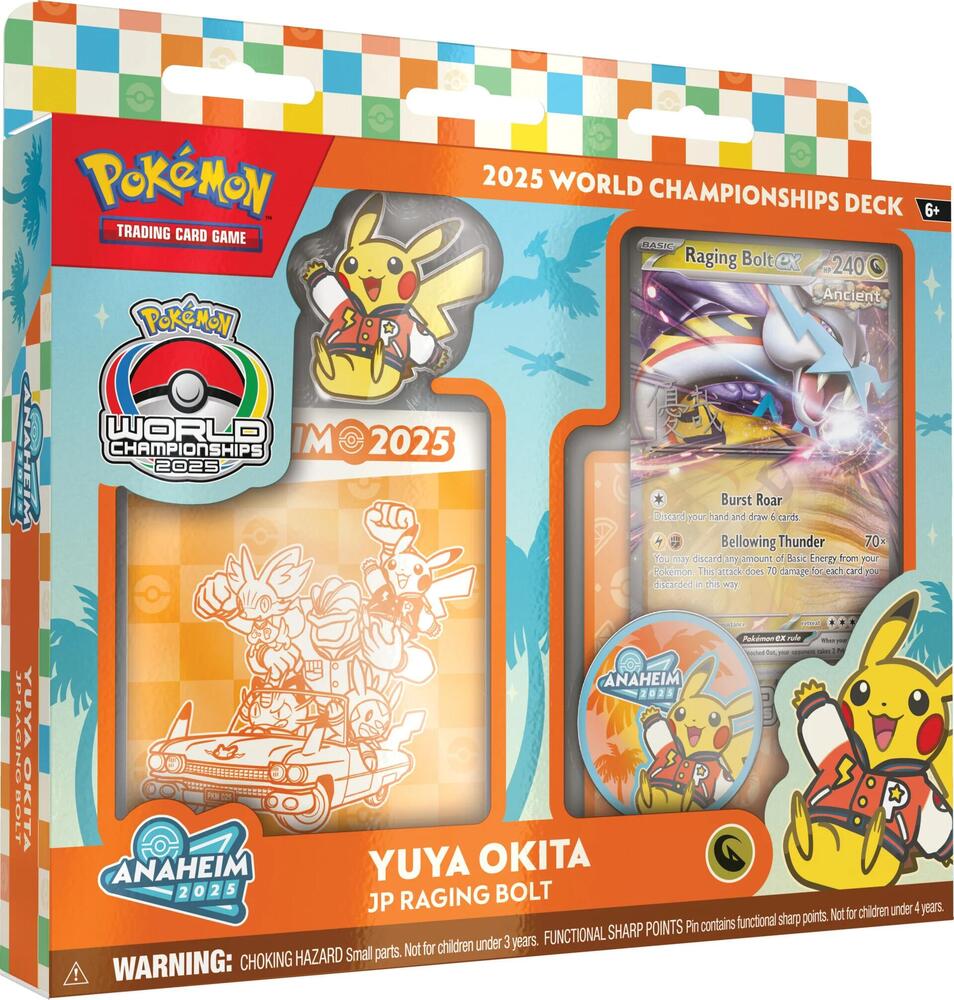 2025 World Championship Deck: Yuyu Okita (JP Raging Bolt) World Championship Decks Pokémon card
