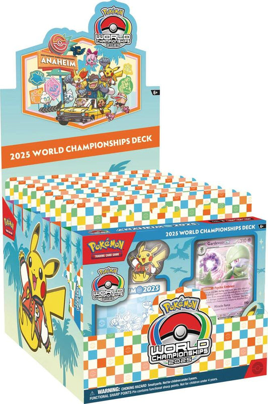 2025 World Championship Deck Display World Championship Decks Pokémon card