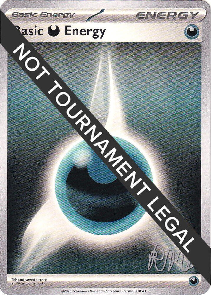 Basic Darkness Energy - 2025 (Riley McKay) World Championship Decks Pokémon card