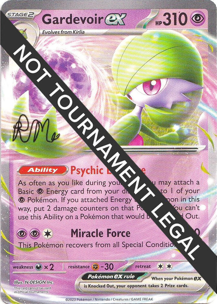 Gardevoir ex - 2025 (Riley McKay) [Gold Stamped] World Championship Decks Pokémon card