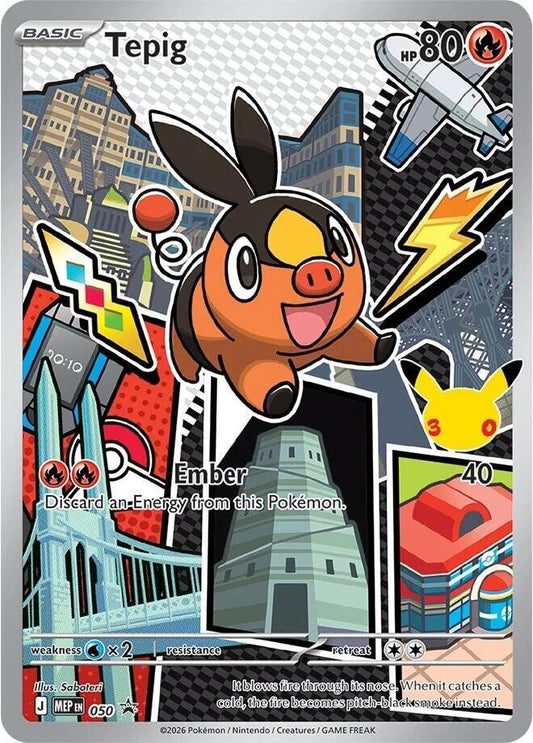 Tepig - 050 50 Promo Mega Evolution Promo Pokémon card