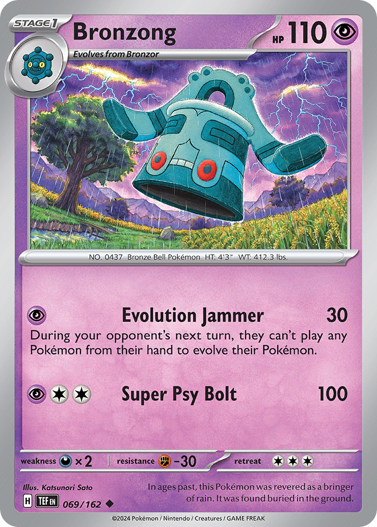 Bronzong 069/162 Uncommon Temporal Forces