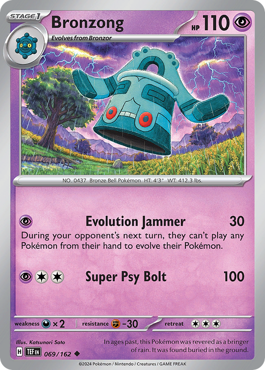 Bronzong 069/162 Uncommon Temporal Forces