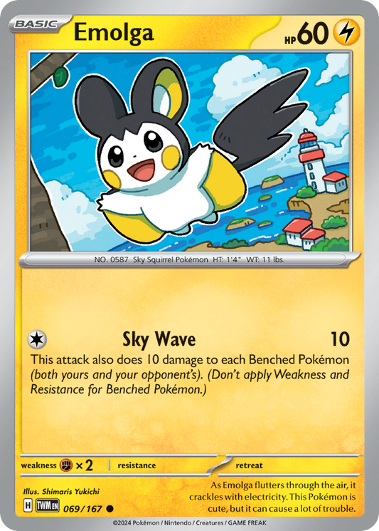 Emolga 069/167 Common Twilight Masquerade