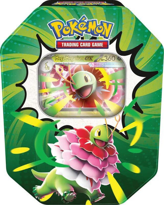 Ascended Heroes Tin [Mega Meganium ex] Pokémon card