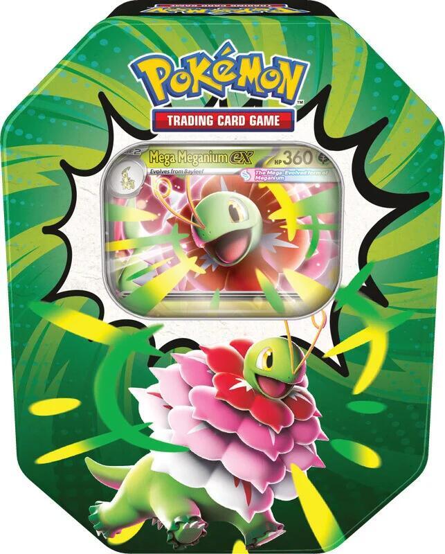 Ascended Heroes Tin [Mega Meganium ex] Pokémon card