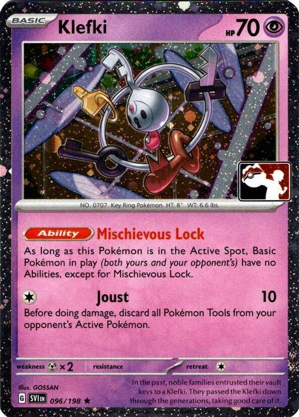 Klefki - 096/198 (Cosmos Holo) 096/198 Rare Prize Pack Series Cards Pokémon card