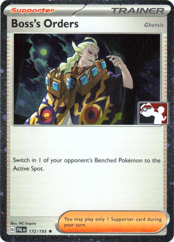 Boss's Orders [Ghetsis] - 172/193 (Cosmos Holo) 172/193 Rare Prize Pack Series Cards Pokémon card