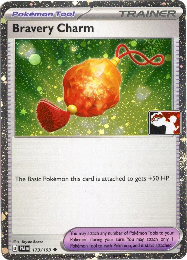 Bravery Charm - 173/193 (Cosmos Holo) 173/193 Uncommon Prize Pack Series Cards Pokémon card
