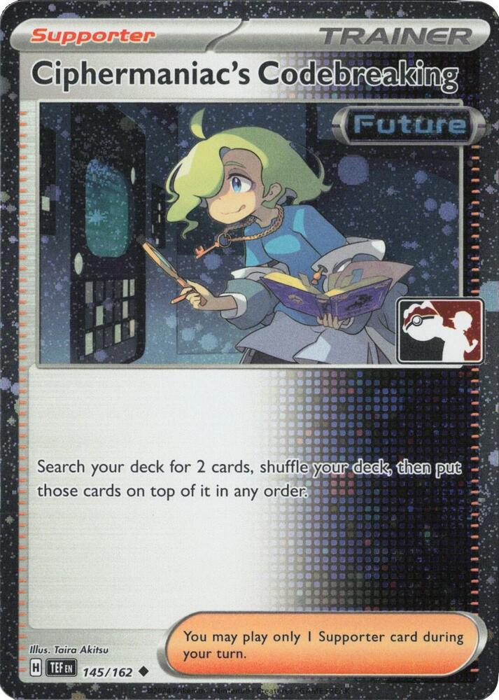 Ciphermaniac's Codebreaking - 145/162 (Cosmos Holo) 145/162 Uncommon Prize Pack Series Cards Pokémon card