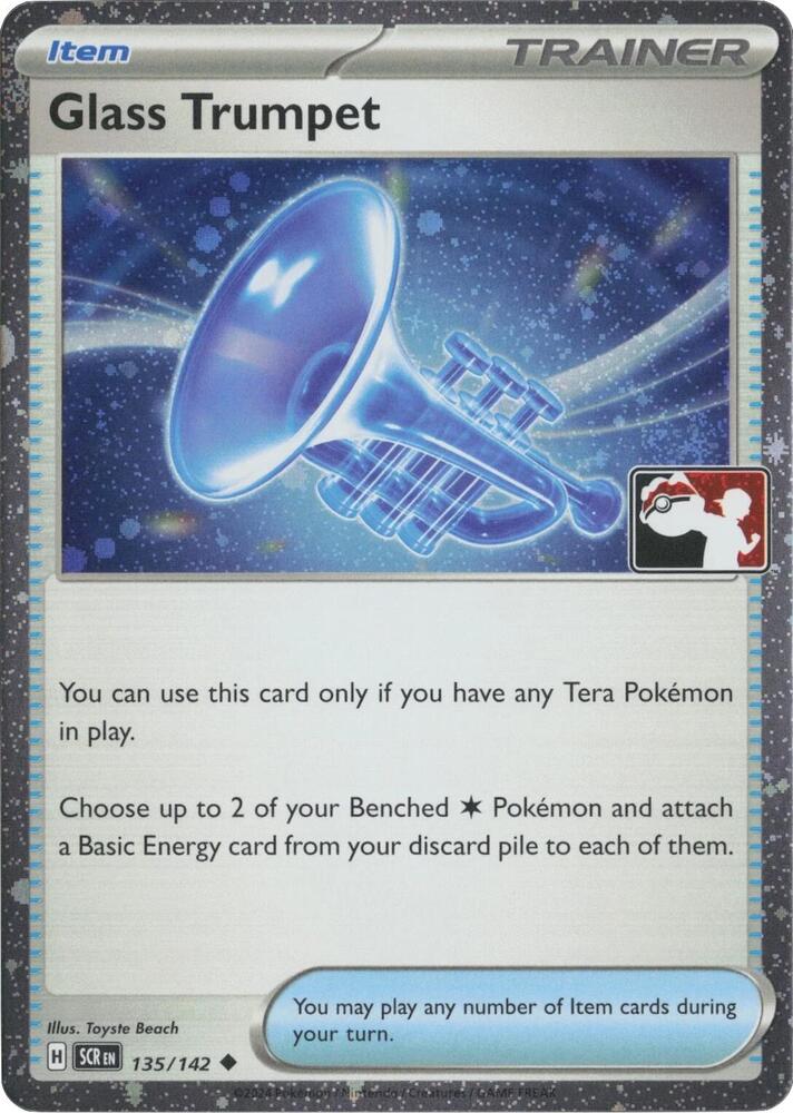Glass Trumpet - 135/142 (Cosmos Holo) 135/142 Uncommon Prize Pack Series Cards Pokémon card