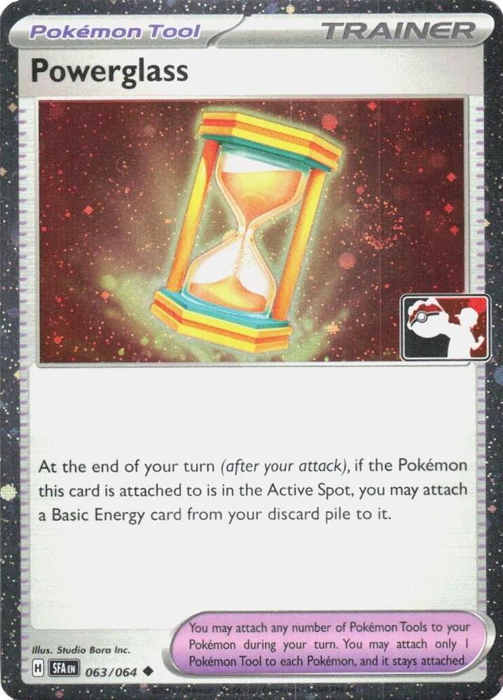 Powerglass - 063/064 (Cosmos Holo) 063/064 Uncommon Prize Pack Series Cards Pokémon card